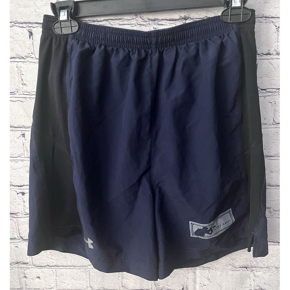 Under Armour‎  Heat Gear Elastic Waist Drawstring Shorts M Stay Army